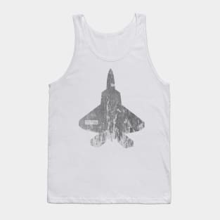 Patriot Ops Logo F22 Raptor Distressed Premium Tee Tank Top